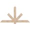 Ekena Millwork Kennewick Smooth Timber Gable Bracket, Douglas Fir, 72"W x 39"H x 1 1/2"D x 5 1/2"F, 13/12 Pitch GBW072X39X0206KEN00SDF - alternate 1